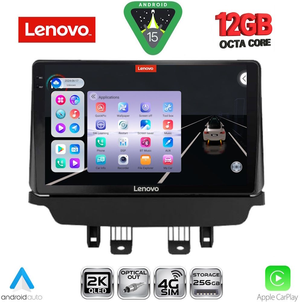 LENOVO SSZ 12384_CPA (9inc) MULTIMEDIA TABLET for MAZDA CX3 mod. 2014-2023 LENOVO SSZ 12384_CPA (9inc) MULTIMEDIA TABLET for MAZDA CX3 mod. 2014-2023