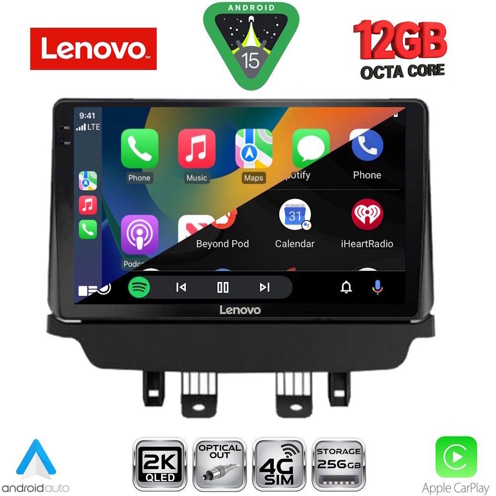 LENOVO SSZ 12384_CPA (9inc) MULTIMEDIA TABLET for MAZDA CX3 mod. 2014-2023 LENOVO SSZ 12384_CPA (9inc) MULTIMEDIA TABLET for MAZDA CX3 mod. 2014-2023