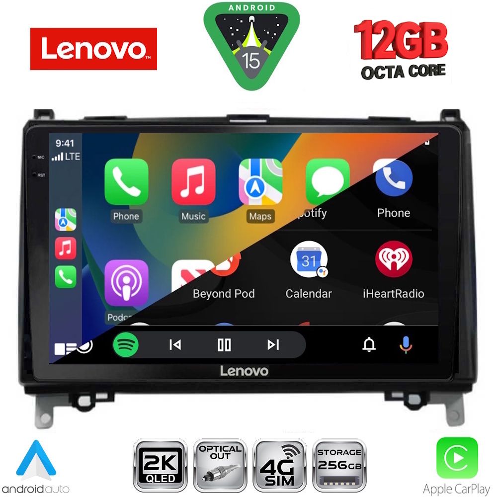 LENOVO SSZ 12400_CPA (9inc) MULTIMEDIA TABLET for MERCEDES A – B -SPRINTER – VITO mod. 2007-2020 LENOVO SSZ 12400_CPA (9inc) MULTIMEDIA TABLET for MERCEDES A – B -SPRINTER – VITO mod. 2007-2020