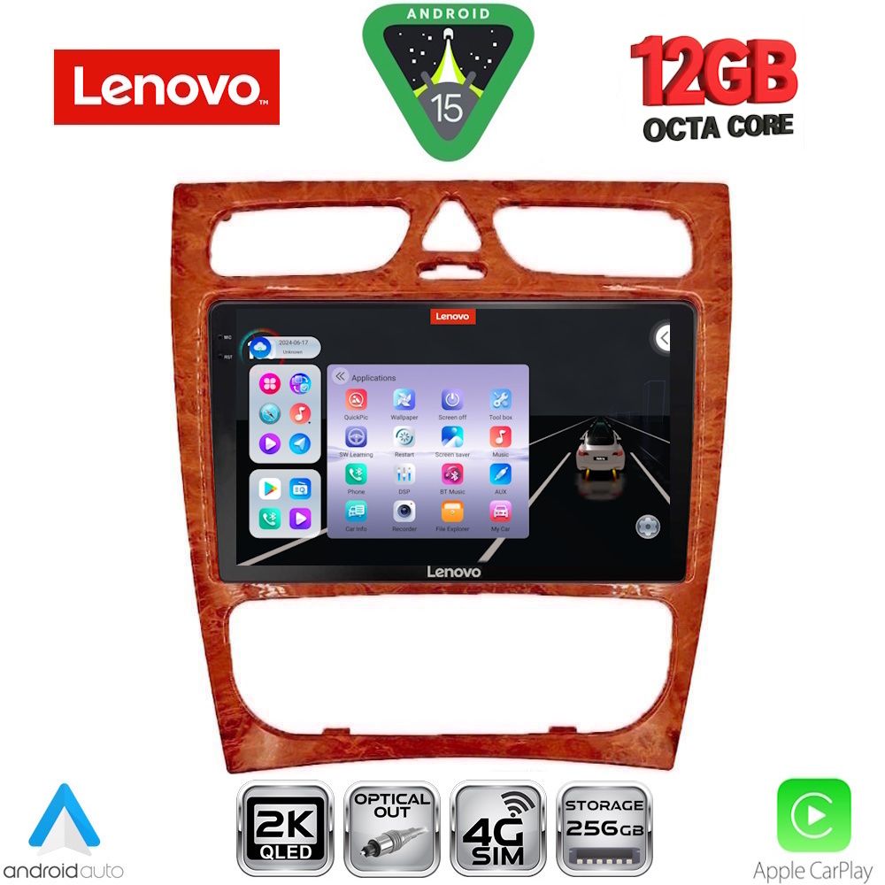 LENOVO SSZ 12402CH_CPA (9inc) MULTIMEDIA TABLET for MERCEDES C (W203) mod. 1999-2004 LENOVO SSZ 12402CH_CPA (9inc) MULTIMEDIA TABLET for MERCEDES C (W203) mod. 1999-2004