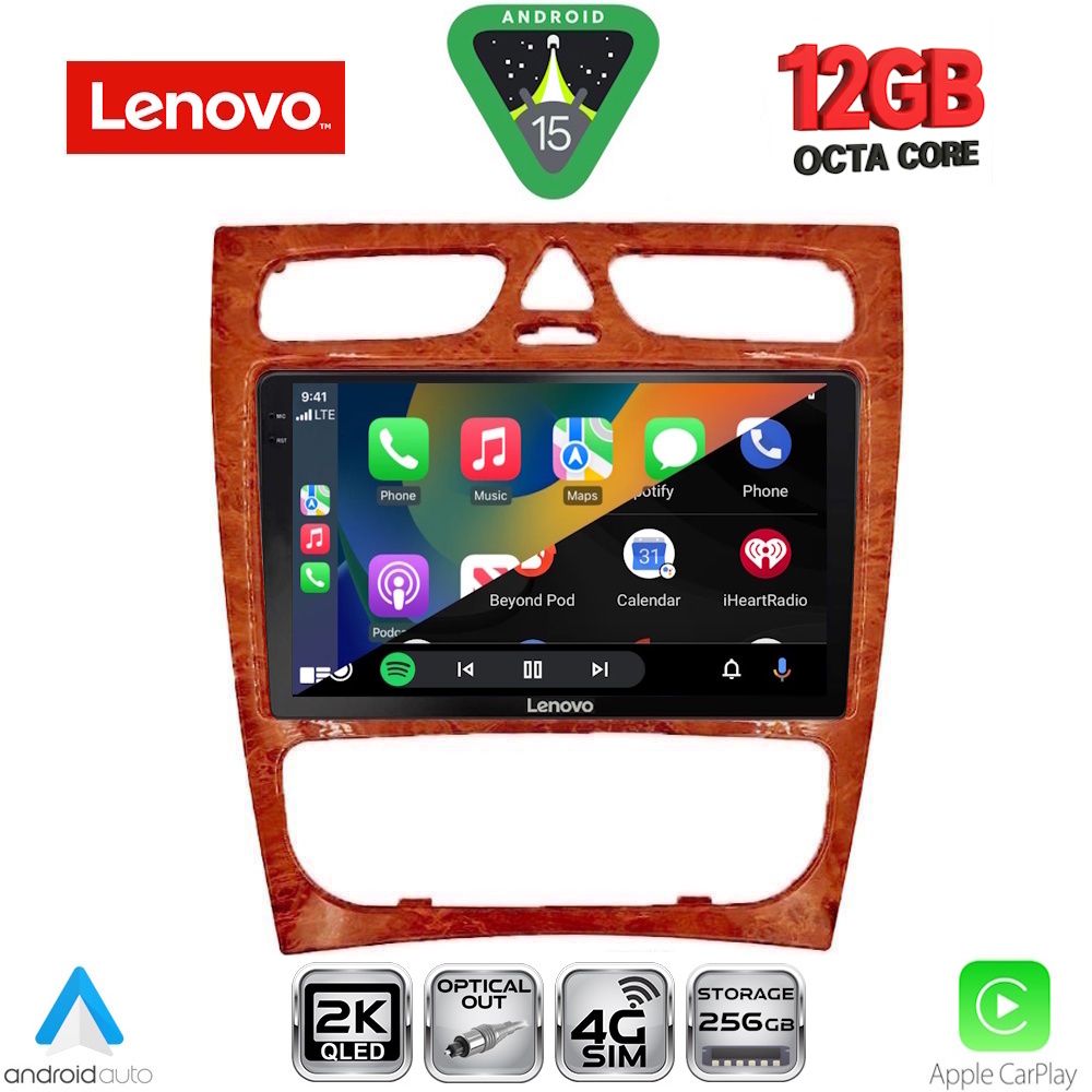 LENOVO SSZ 12402CH_CPA (9inc) MULTIMEDIA TABLET for MERCEDES C (W203) mod. 1999-2004 LENOVO SSZ 12402CH_CPA (9inc) MULTIMEDIA TABLET for MERCEDES C (W203) mod. 1999-2004