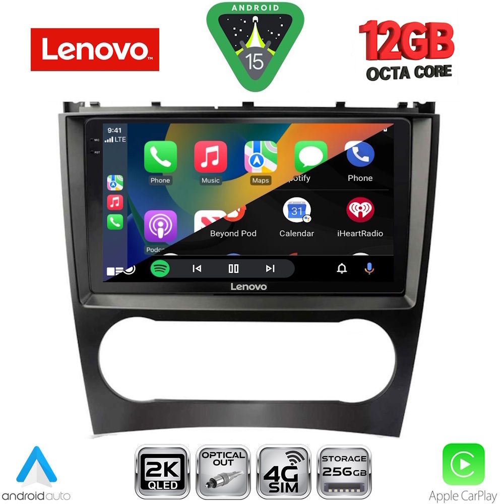 LENOVO SSZ 12404_CPA (9inc) MULTIMEDIA TABLET for MERCEDES C – CLK (W203-209) mod. 2004-2008 LENOVO SSZ 12404_CPA (9inc) MULTIMEDIA TABLET for MERCEDES C – CLK (W203-209) mod. 2004-2008