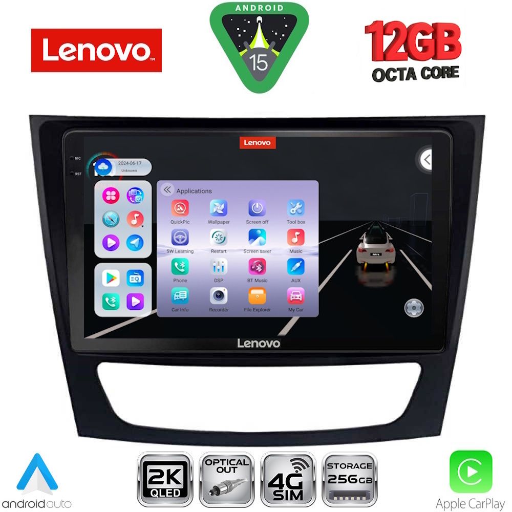 LENOVO SSZ 12408_CPA (9inc) MULTIMEDIA TABLET for MERCEDES E (W211) – CLS (W219) mod. 2003-2009 LENOVO SSZ 12408_CPA (9inc) MULTIMEDIA TABLET for MERCEDES E (W211) – CLS (W219) mod. 2003-2009