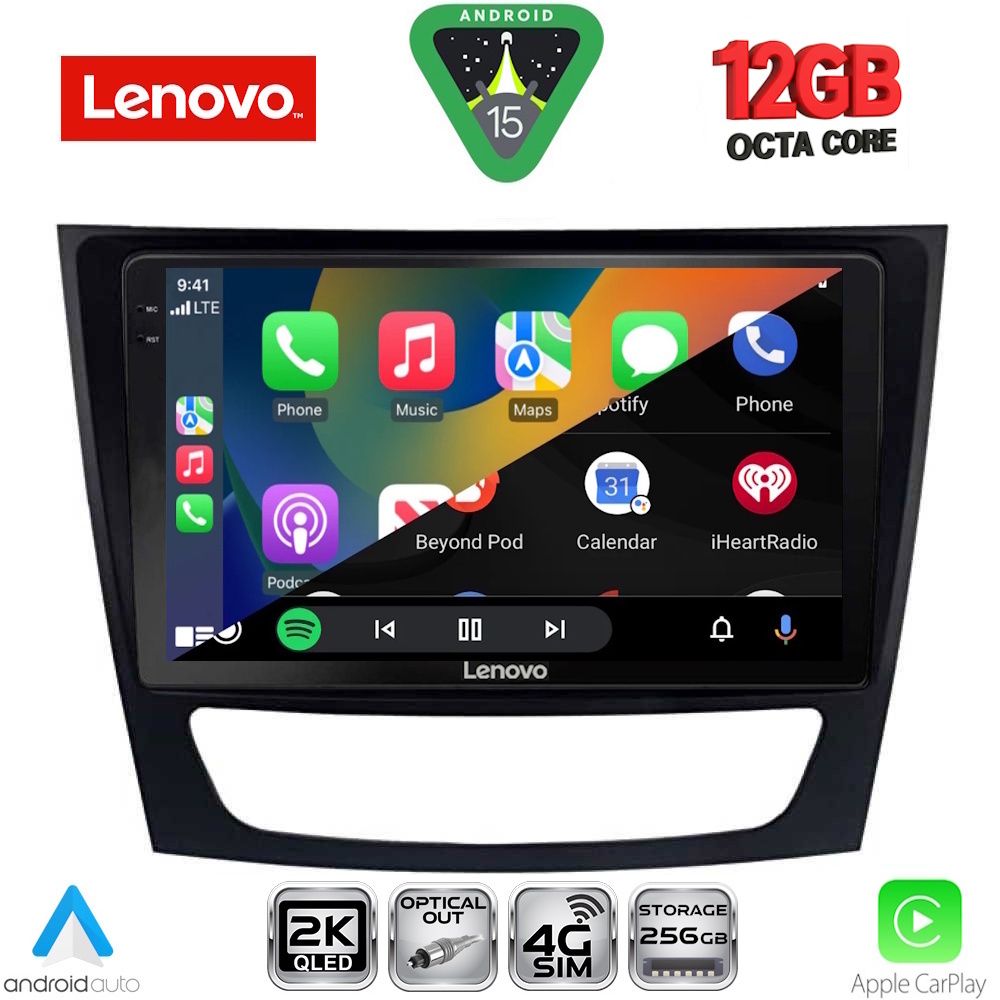 LENOVO SSZ 12408_CPA (9inc) MULTIMEDIA TABLET for MERCEDES E (W211) – CLS (W219) mod. 2003-2009 LENOVO SSZ 12408_CPA (9inc) MULTIMEDIA TABLET for MERCEDES E (W211) – CLS (W219) mod. 2003-2009