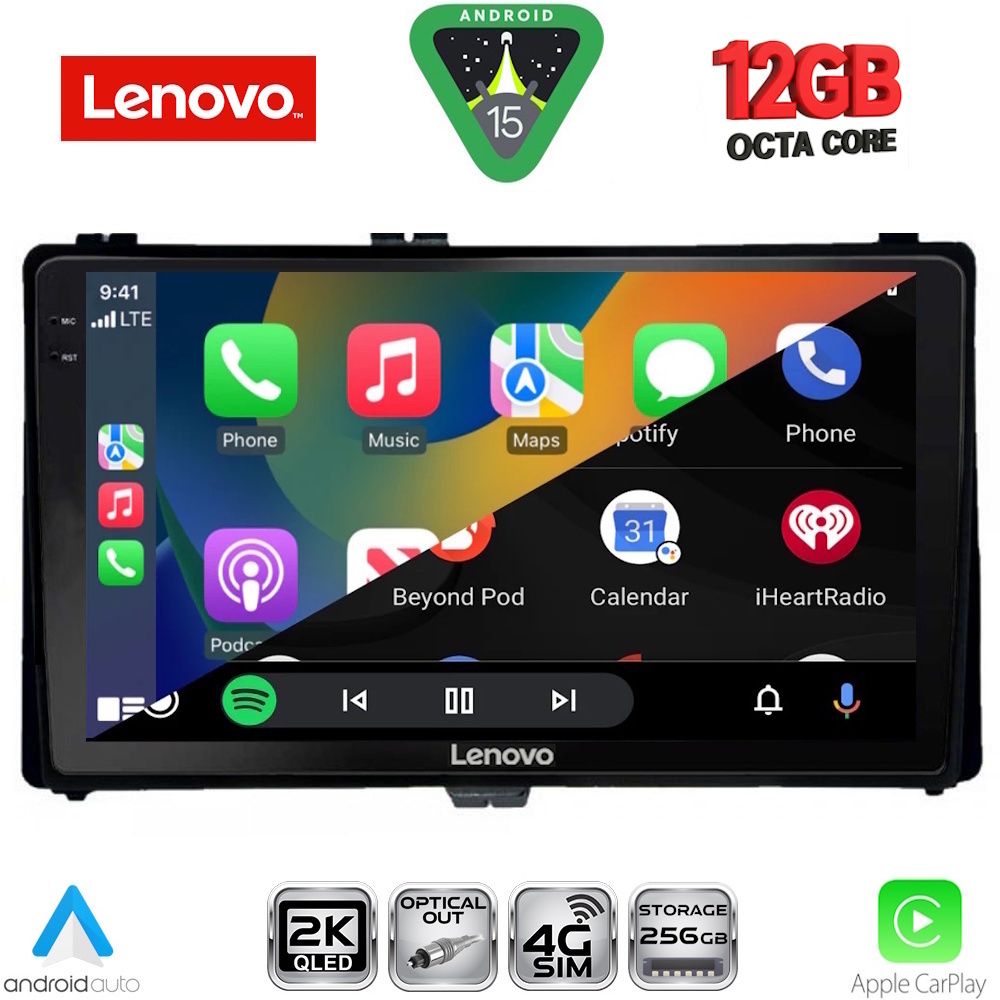 LENOVO SSZ 12703_CPA (9inc) MULTIMEDIA TABLET for TOYOTA AURIS mod. 2015-2021 – AYGO X mod. 2022-2026 – COROLLA mod. 2017-2019 LENOVO SSZ 12703_CPA (9inc) MULTIMEDIA TABLET for TOYOTA AURIS mod. 2015-2021 – AYGO X mod. 2022-2026 – COROLLA mod. 2017-2019