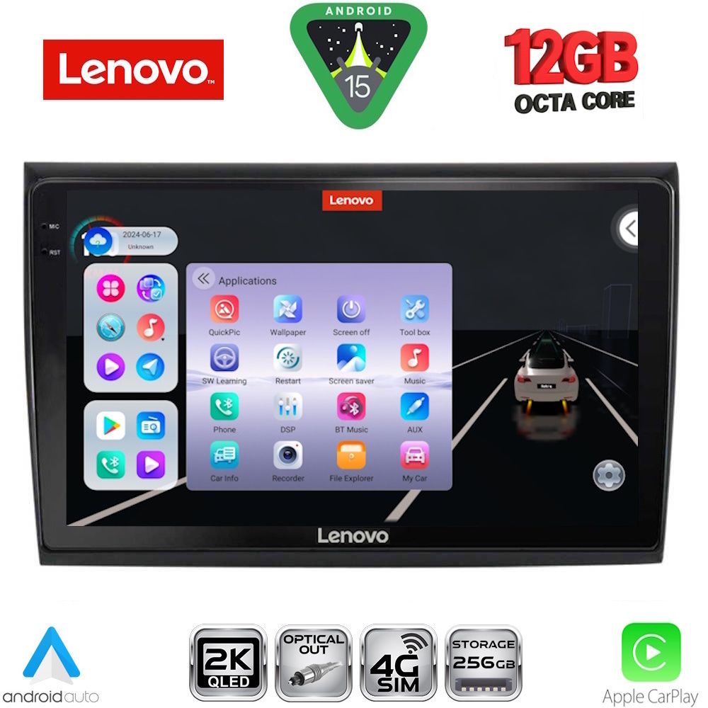 LENOVO SSZ 12136_CPA (9inc) MULTIMEDIA TABLET for FIAT BRAVO mod. 2007-2019 LENOVO SSZ 12136_CPA (9inc) MULTIMEDIA TABLET for FIAT BRAVO mod. 2007-2019