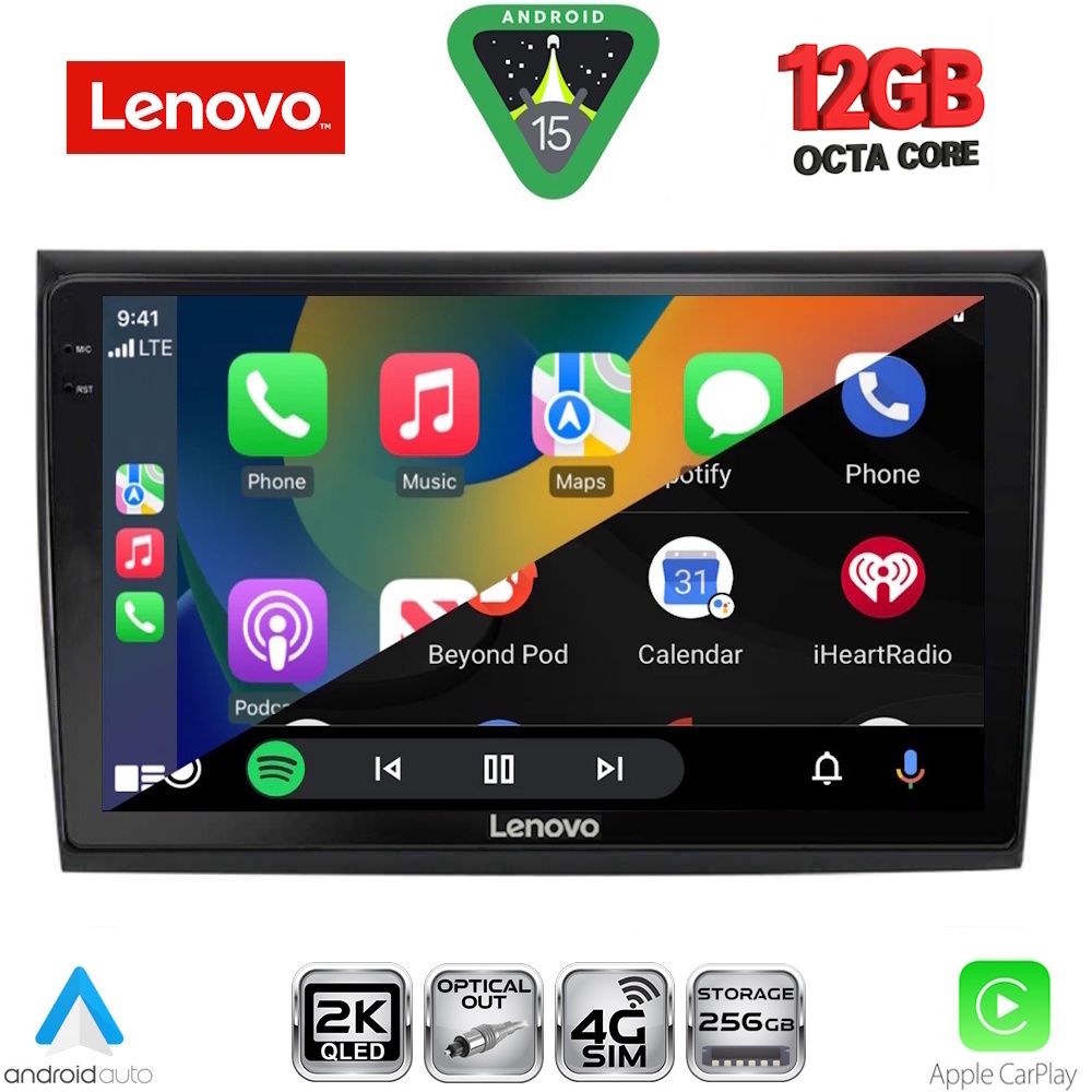 LENOVO SSZ 12136_CPA (9inc) MULTIMEDIA TABLET for FIAT BRAVO mod. 2007-2019 LENOVO SSZ 12136_CPA (9inc) MULTIMEDIA TABLET for FIAT BRAVO mod. 2007-2019