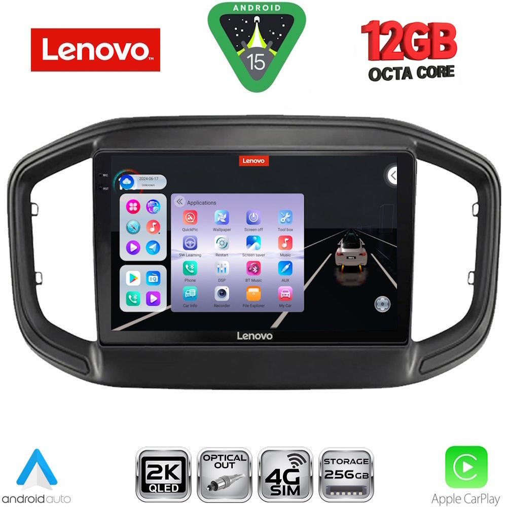 LENOVO SSZ 12147_CPA (9inc) MULTIMEDIA TABLET for FIAT STRADA mod. 2020-2026 LENOVO SSZ 12147_CPA (9inc) MULTIMEDIA TABLET for FIAT STRADA mod. 2020-2026