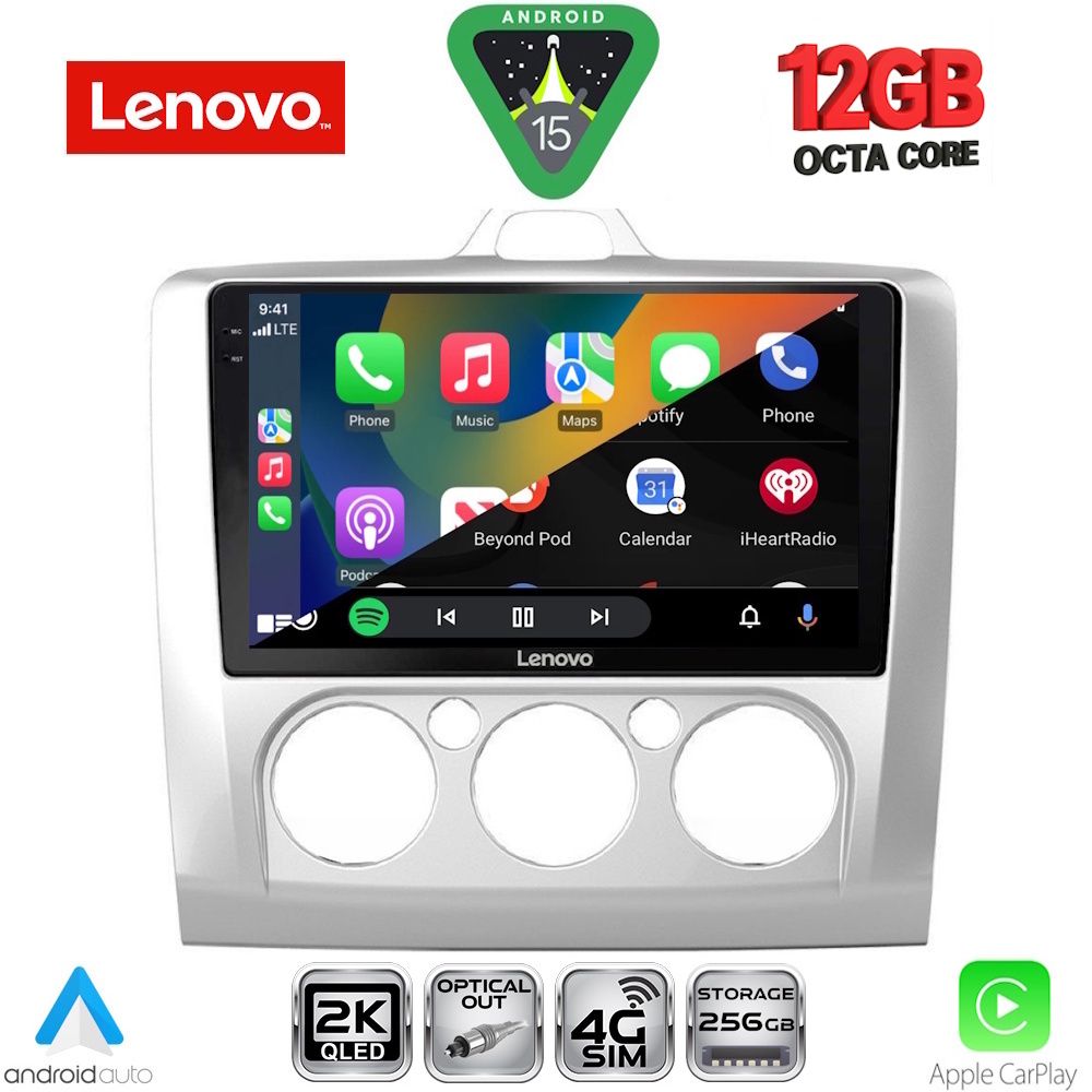 LENOVO SSZ 12156SL_CPA A/C (9inc) MULTIMEDIA TABLET for FORD FOCUS mod. 2005-2012 (SILVER) LENOVO SSZ 12156SL_CPA A/C (9inc) MULTIMEDIA TABLET for FORD FOCUS mod. 2005-2012 (SILVER)