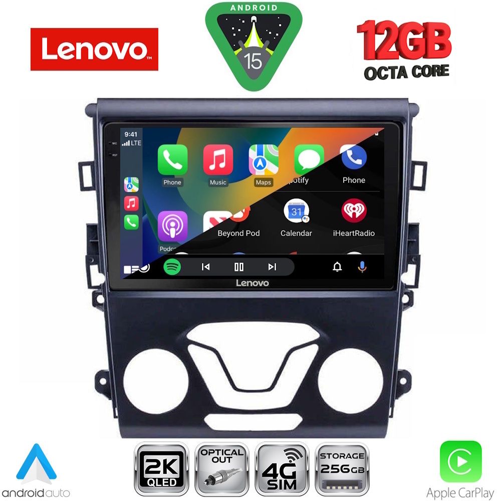LENOVO SSZ 12164_CPA A/C (9inc) MULTIMEDIA TABLET for FORD MONDEO mod. 2014-2023 LENOVO SSZ 12164_CPA A/C (9inc) MULTIMEDIA TABLET for FORD MONDEO mod. 2014-2023