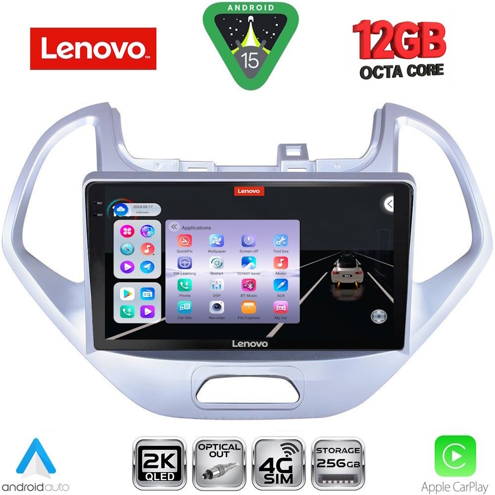 LENOVO SSZ 12167LO_CPA (9inc) MULTIMEDIA TABLET for FORD KA mod. 2017-2024 LENOVO SSZ 12167LO_CPA (9inc) MULTIMEDIA TABLET for FORD KA mod. 2017-2024