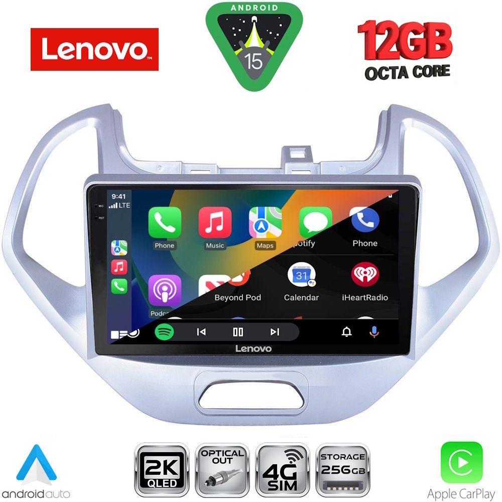 LENOVO SSZ 12167LO_CPA (9inc) MULTIMEDIA TABLET for FORD KA mod. 2017-2024 LENOVO SSZ 12167LO_CPA (9inc) MULTIMEDIA TABLET for FORD KA mod. 2017-2024
