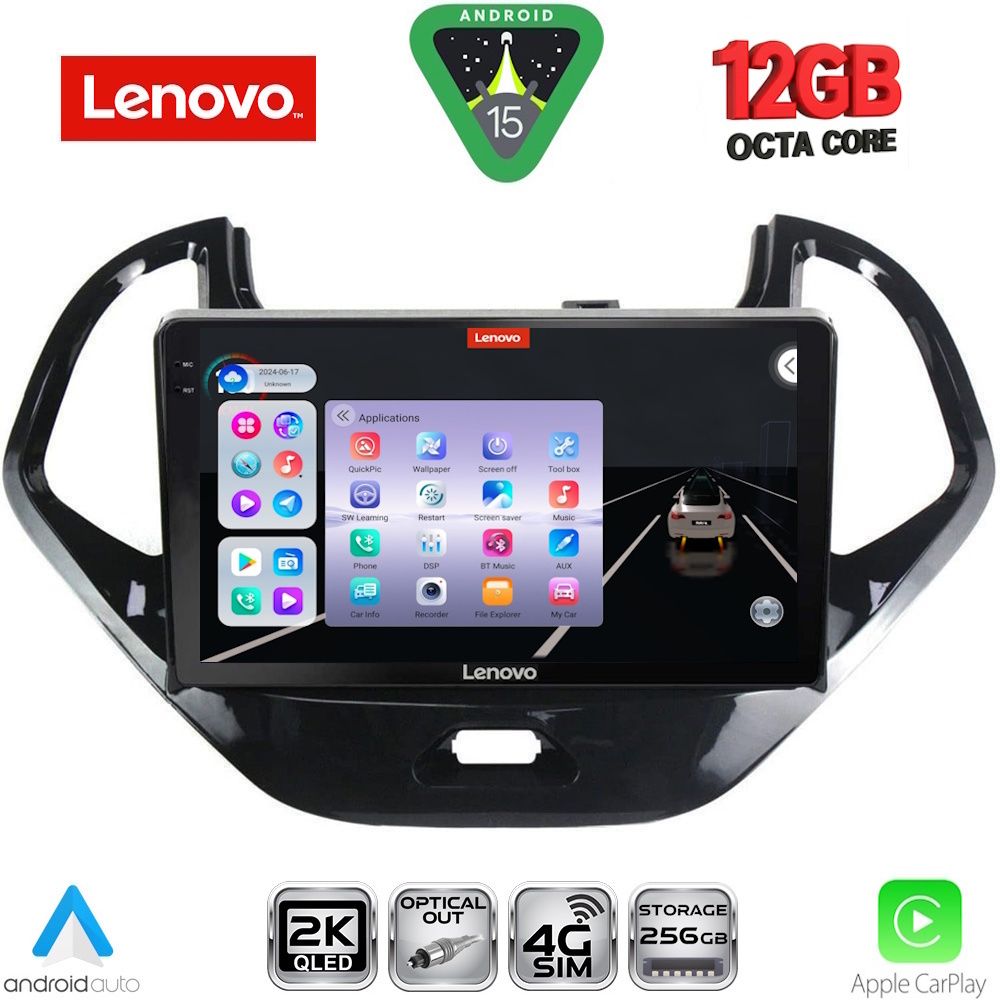 LENOVO SSZ 12167SH_CPA (9inc) MULTIMEDIA TABLET for FORD KA mod. 2017-2024 LENOVO SSZ 12167SH_CPA (9inc) MULTIMEDIA TABLET for FORD KA mod. 2017-2024