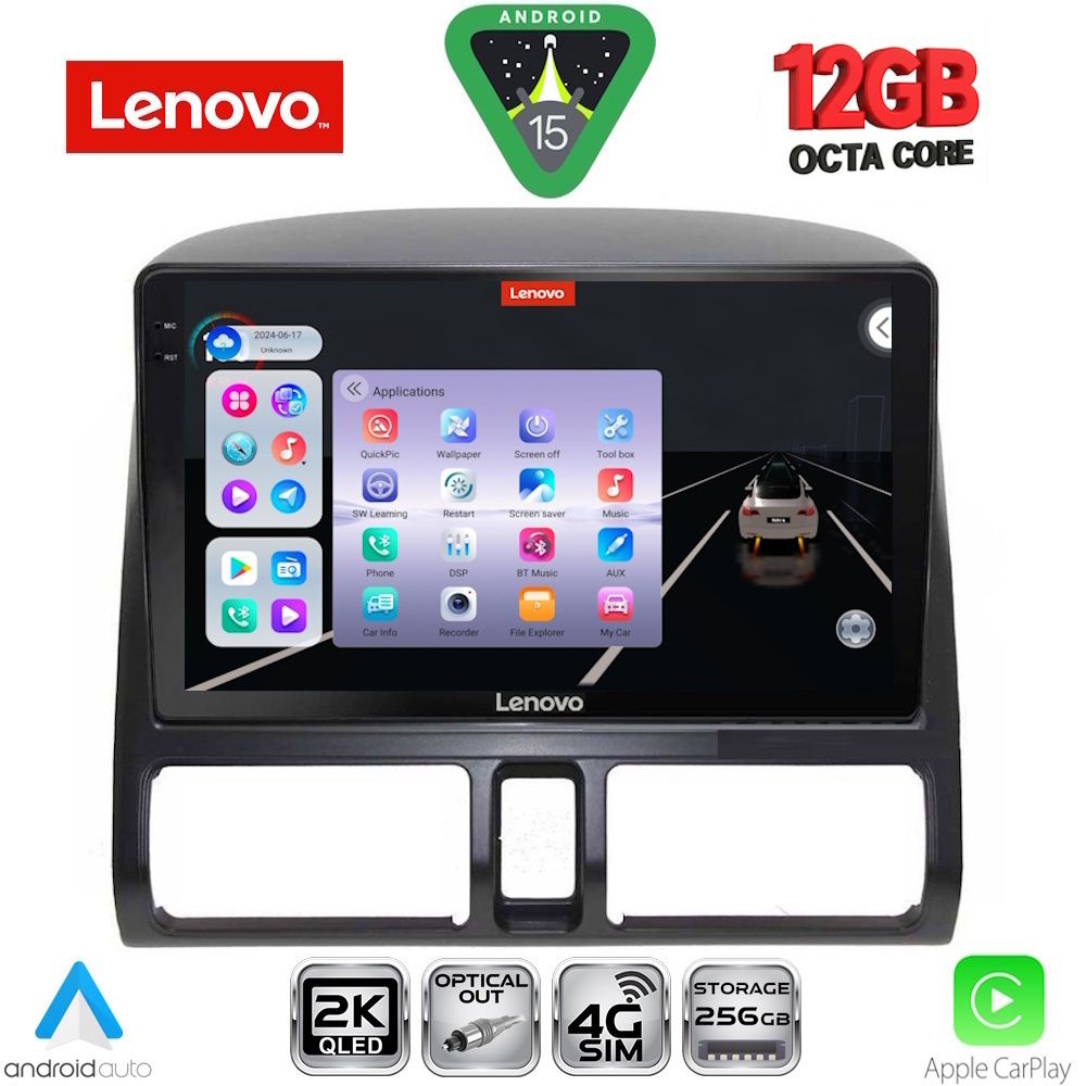 LENOVO SSZ 12196_CPA CLIMA (9inc) MULTIMEDIA TABLET for HONDA CRV mod. 1996-2006 LENOVO SSZ 12196_CPA CLIMA (9inc) MULTIMEDIA TABLET for HONDA CRV mod. 1996-2006