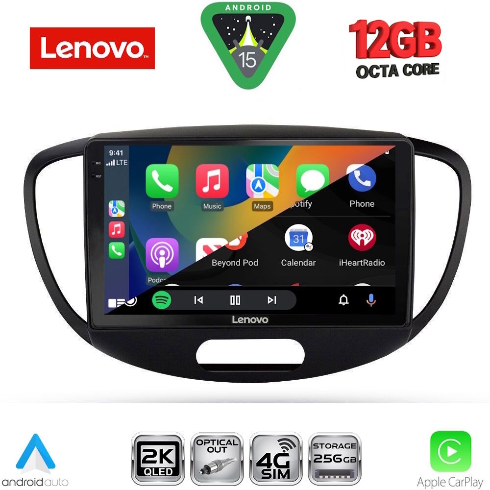 LENOVO SSZ 12223_CPA (9inc) MULTIMEDIA TABLET for HYUNDAI i10 mod. 2008-2013 LENOVO SSZ 12223_CPA (9inc) MULTIMEDIA TABLET for HYUNDAI i10 mod. 2008-2013