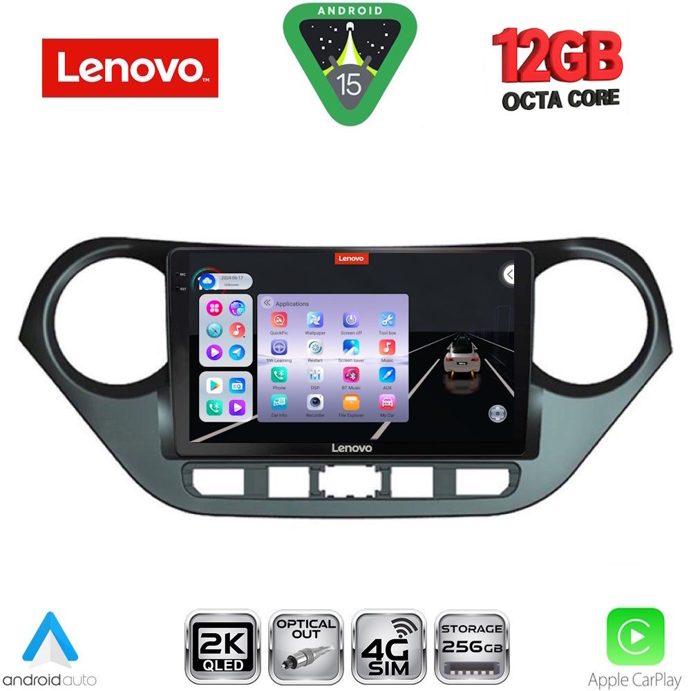 LENOVO SSZ 12224_CPA (9inc) MULTIMEDIA TABLET for HYUNDAI i10 mod. 2014-2020 LENOVO SSZ 12224_CPA (9inc) MULTIMEDIA TABLET for HYUNDAI i10 mod. 2014-2020