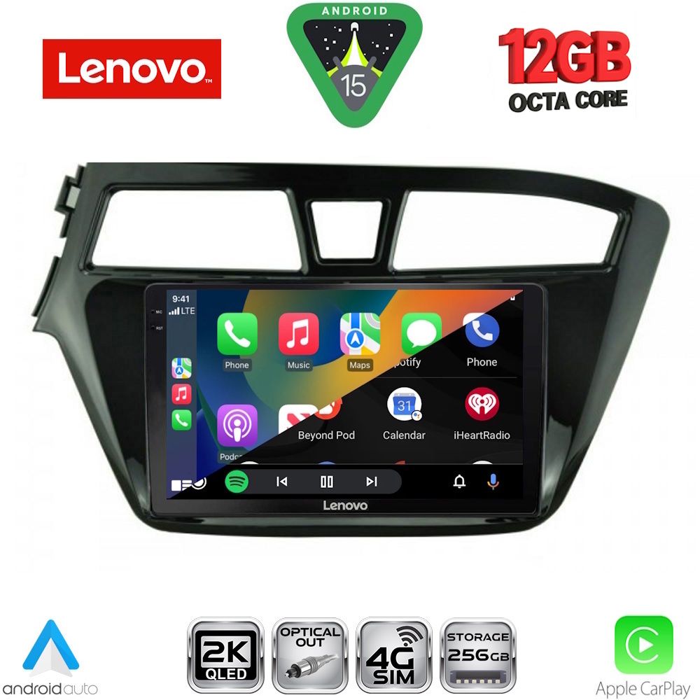 LENOVO SSZ 12229_CPA (9inc) MULTIMEDIA TABLET for HYUNDAI i20 mod. 2014-2019 LENOVO SSZ 12229_CPA (9inc) MULTIMEDIA TABLET for HYUNDAI i20 mod. 2014-2019