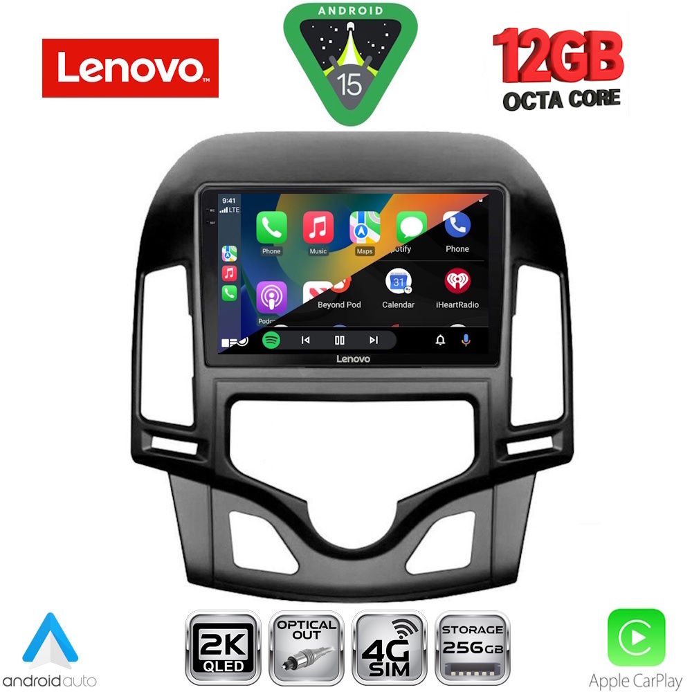 LENOVO SSZ 12231_CPA CLIMA (9inc) MULTIMEDIA TABLET for HYUNDAI i30 mod. 2007-2012 LENOVO SSZ 12231_CPA CLIMA (9inc) MULTIMEDIA TABLET for HYUNDAI i30 mod. 2007-2012