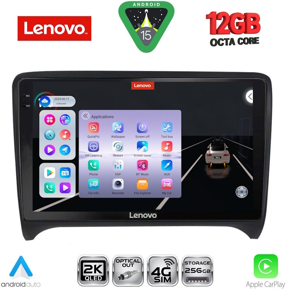 LENOVO SSZ 12009_CPA (9inc) MULTIMEDIA TABLET for AUDI TT mod. 2007-2015 LENOVO SSZ 12009_CPA (9inc) MULTIMEDIA TABLET for AUDI TT mod. 2007-2015