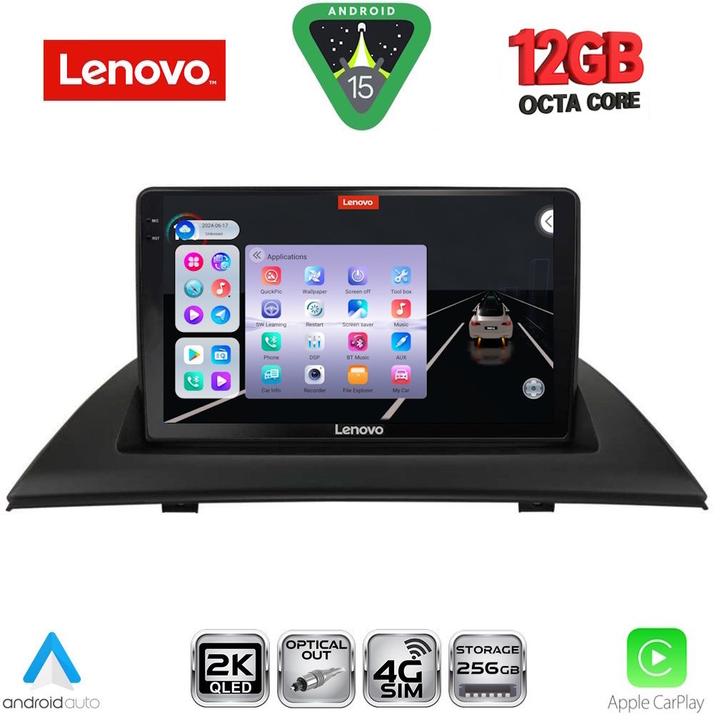 LENOVO SSZ 12058_CPA (9inc) MULTIMEDIA TABLET for BMW X3 (E83) mod. 2003-2010 LENOVO SSZ 12058_CPA (9inc) MULTIMEDIA TABLET for BMW X3 (E83) mod. 2003-2010