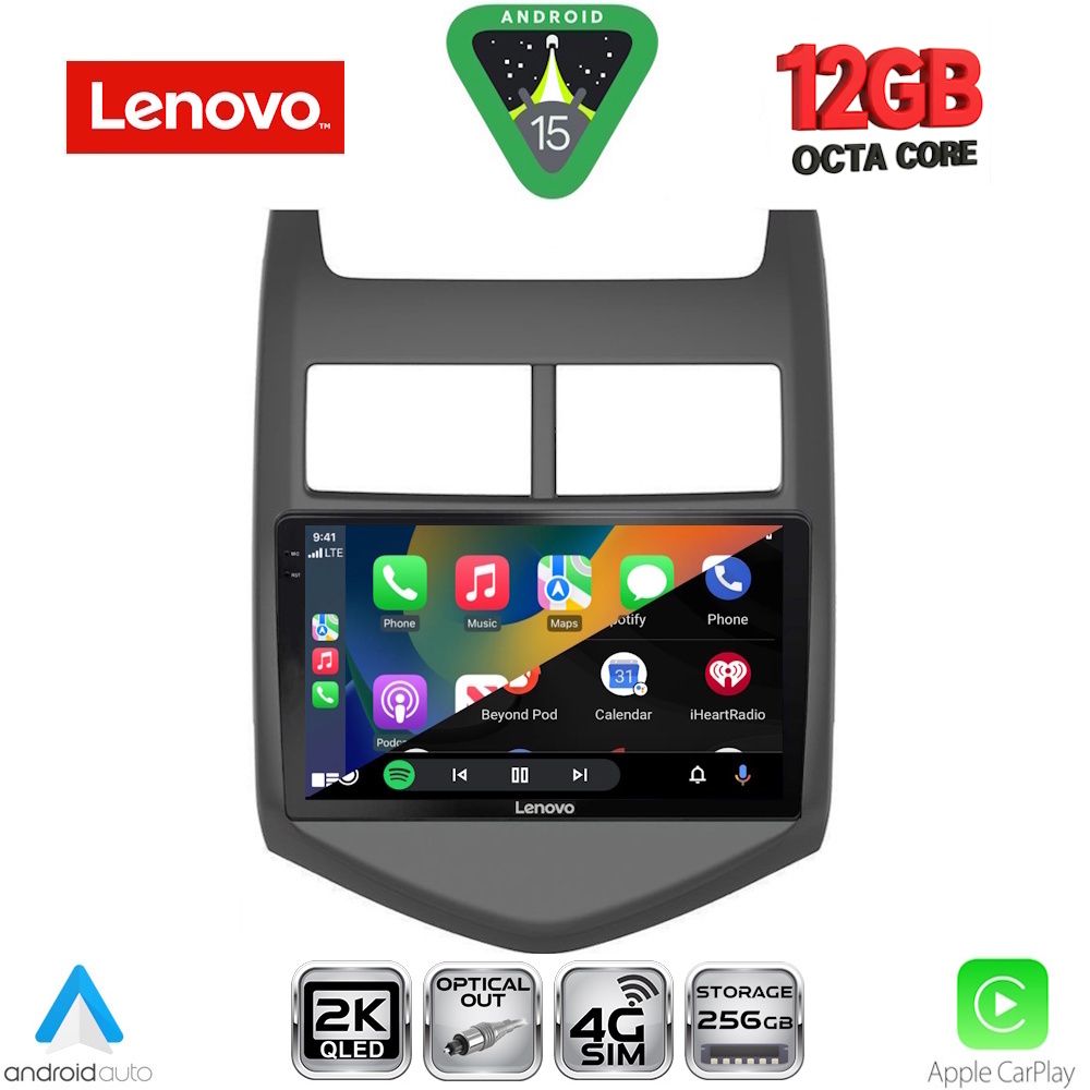LENOVO SSZ 12074_CPA (9inc) MULTIMEDIA TABLET for CHEVROLET AVEO mod. 2011-2014 LENOVO SSZ 12074_CPA (9inc) MULTIMEDIA TABLET for CHEVROLET AVEO mod. 2011-2014