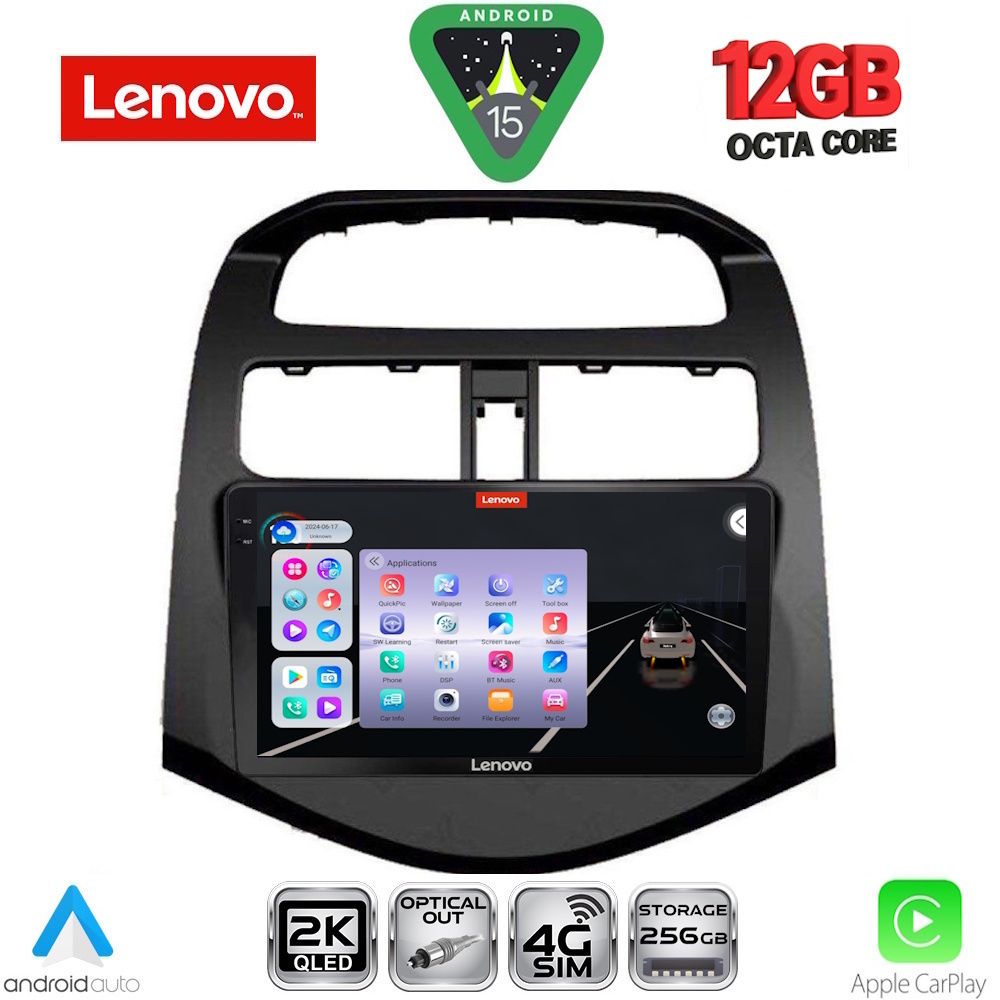 LENOVO SSZ 12078_CPA (9inc) MULTIMEDIA TABLET for CHEVROLET SPARK mod. 2009-2015 LENOVO SSZ 12078_CPA (9inc) MULTIMEDIA TABLET for CHEVROLET SPARK mod. 2009-2015