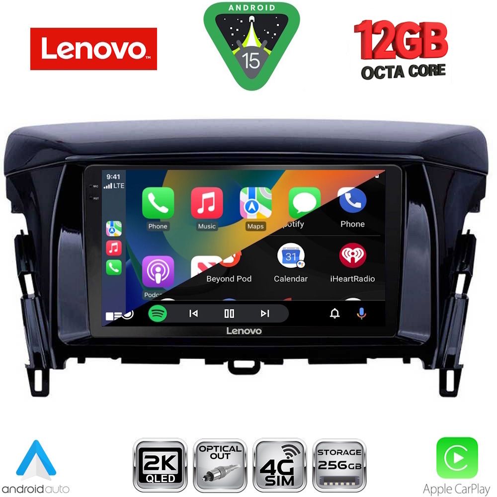 LENOVO SSZ 12432_CPA (9inc) MULTIMEDIA TABLET for MITSUBISHI ECLIPSE CROSS mod. 2018-2026 LENOVO SSZ 12432_CPA (9inc) MULTIMEDIA TABLET for MITSUBISHI ECLIPSE CROSS mod. 2018-2026
