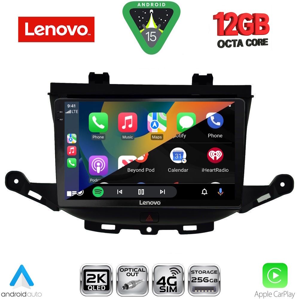 LENOVO SSZ 12483_CPA (9inc) MULTIMEDIA TABLET for OPEL ASTRA K mod. 2015-2022 LENOVO SSZ 12483_CPA (9inc) MULTIMEDIA TABLET for OPEL ASTRA K mod. 2015-2022