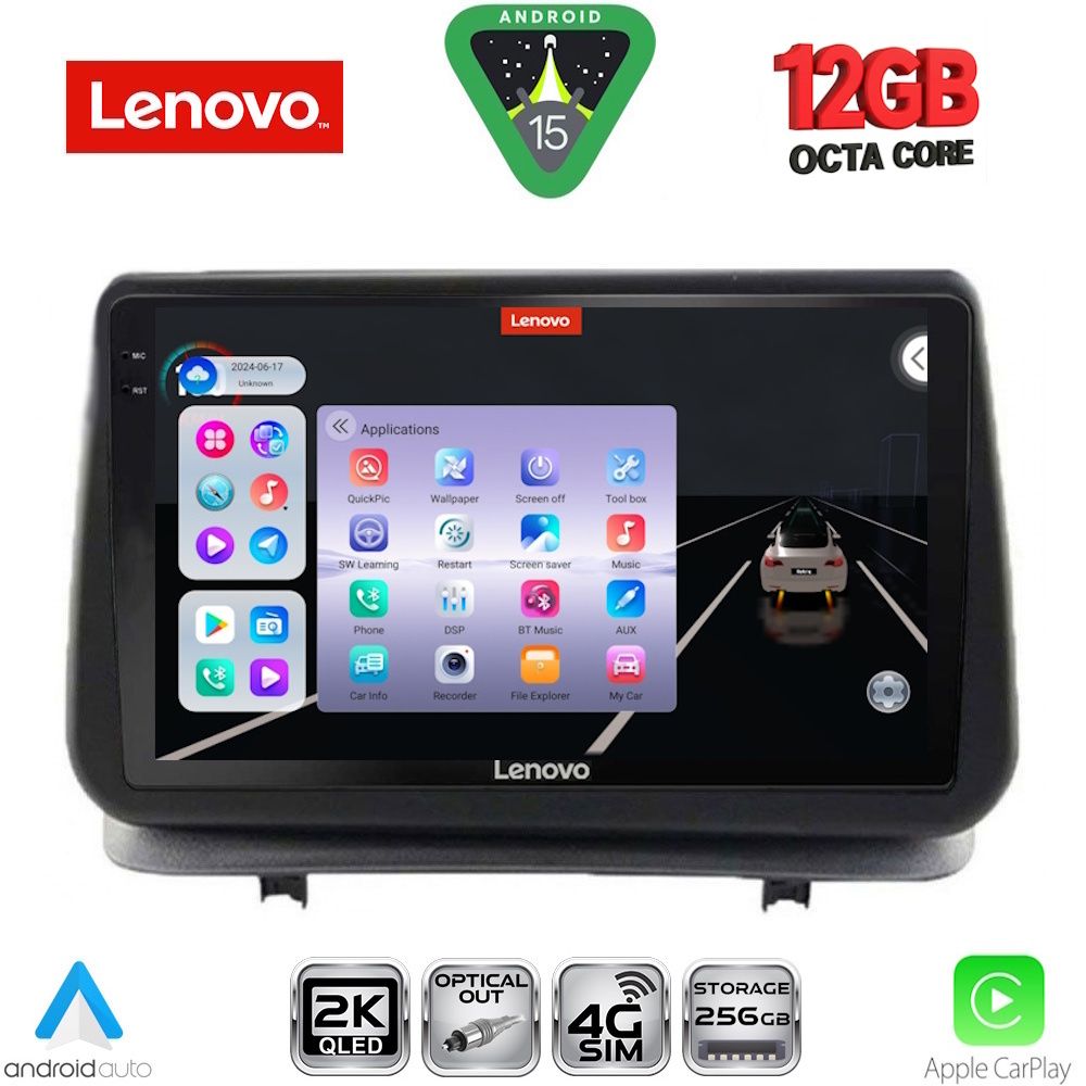 LENOVO SSZ 12543_CPA (9inc) MULTIMEDIA TABLET for RENAULT CLIO mod. 2005-2011 LENOVO SSZ 12543_CPA (9inc) MULTIMEDIA TABLET for RENAULT CLIO mod. 2005-2011