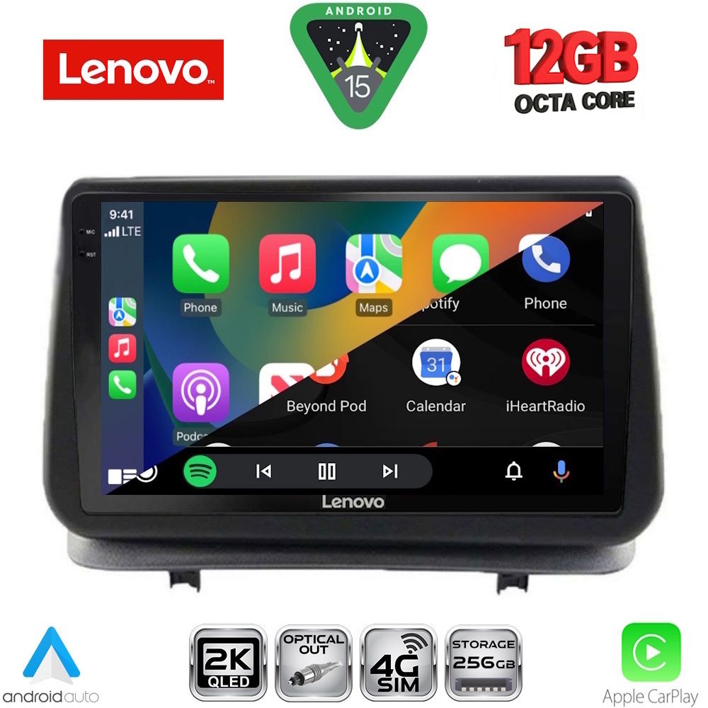 LENOVO SSZ 12543_CPA (9inc) MULTIMEDIA TABLET for RENAULT CLIO mod. 2005-2011 LENOVO SSZ 12543_CPA (9inc) MULTIMEDIA TABLET for RENAULT CLIO mod. 2005-2011