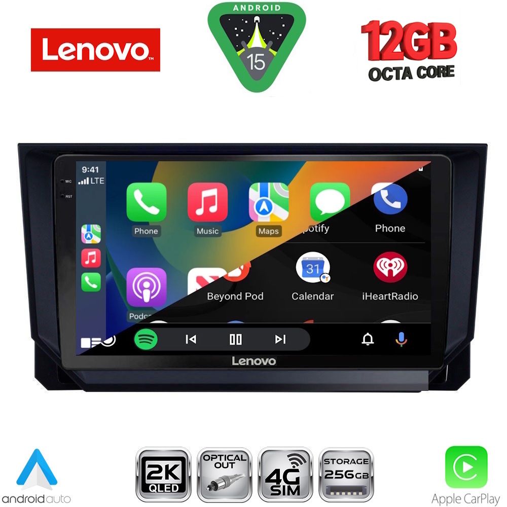 LENOVO SSZ 12573_CPA (9inc) MULTIMEDIA TABLET for SEAT ARONA - IBIZA mod. 2018-2026 LENOVO SSZ 12573_CPA (9inc) MULTIMEDIA TABLET for SEAT ARONA - IBIZA mod. 2018-2026
