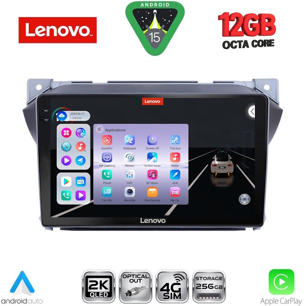 LENOVO SSZ 12670_CPA (9inc) MULTIMEDIA TABLET for SUZUKI ALTO - NISSAN PIXO mod. 2009-2014 LENOVO SSZ 12670_CPA (9inc) MULTIMEDIA TABLET for SUZUKI ALTO - NISSAN PIXO mod. 2009-2014