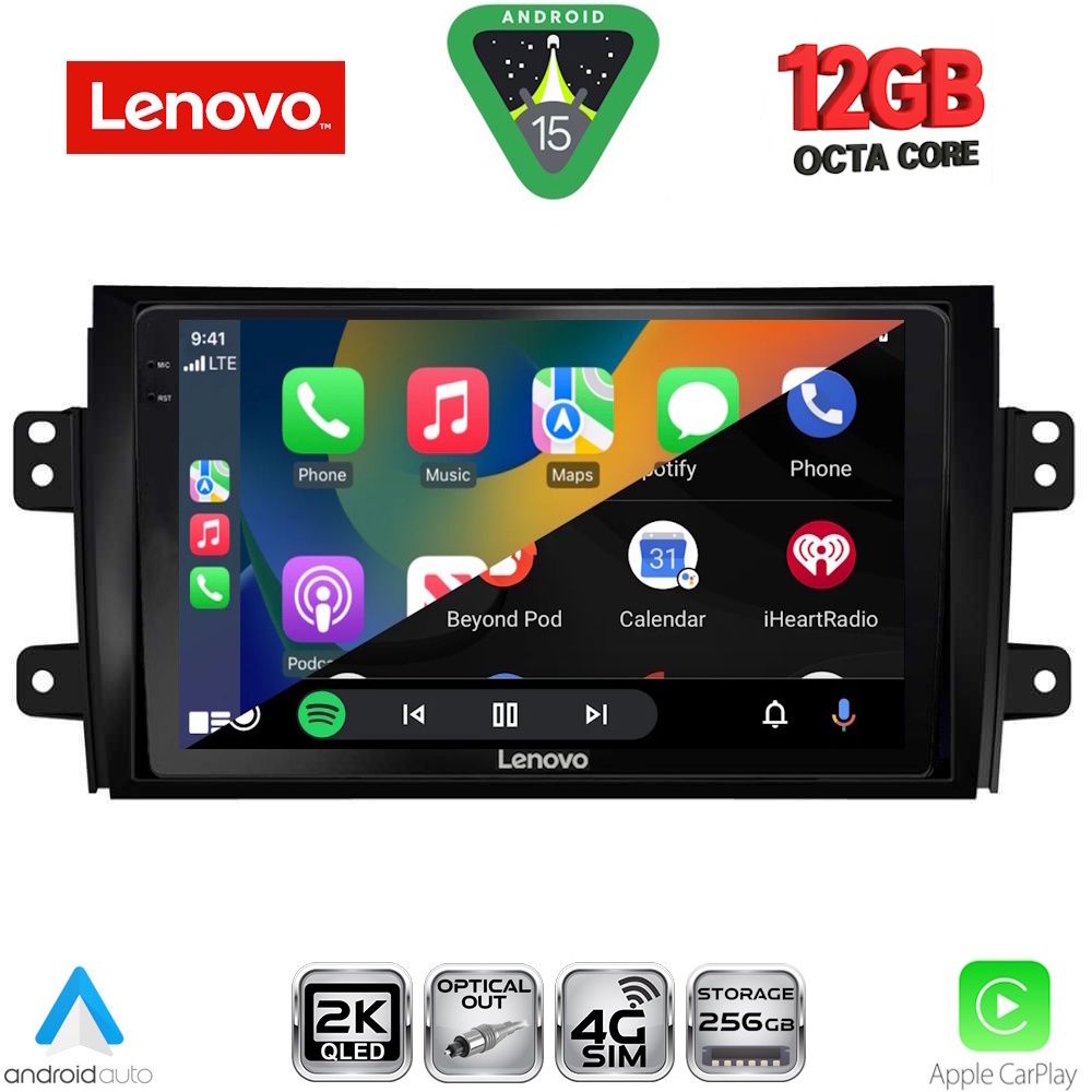 LENOVO SSZ 12688_CPA (9inc) MULTIMEDIA TABLET for FIAT SEDICI – SUZUKI SX4 mod. 2005-2013 LENOVO SSZ 12688_CPA (9inc) MULTIMEDIA TABLET for FIAT SEDICI – SUZUKI SX4 mod. 2005-2013