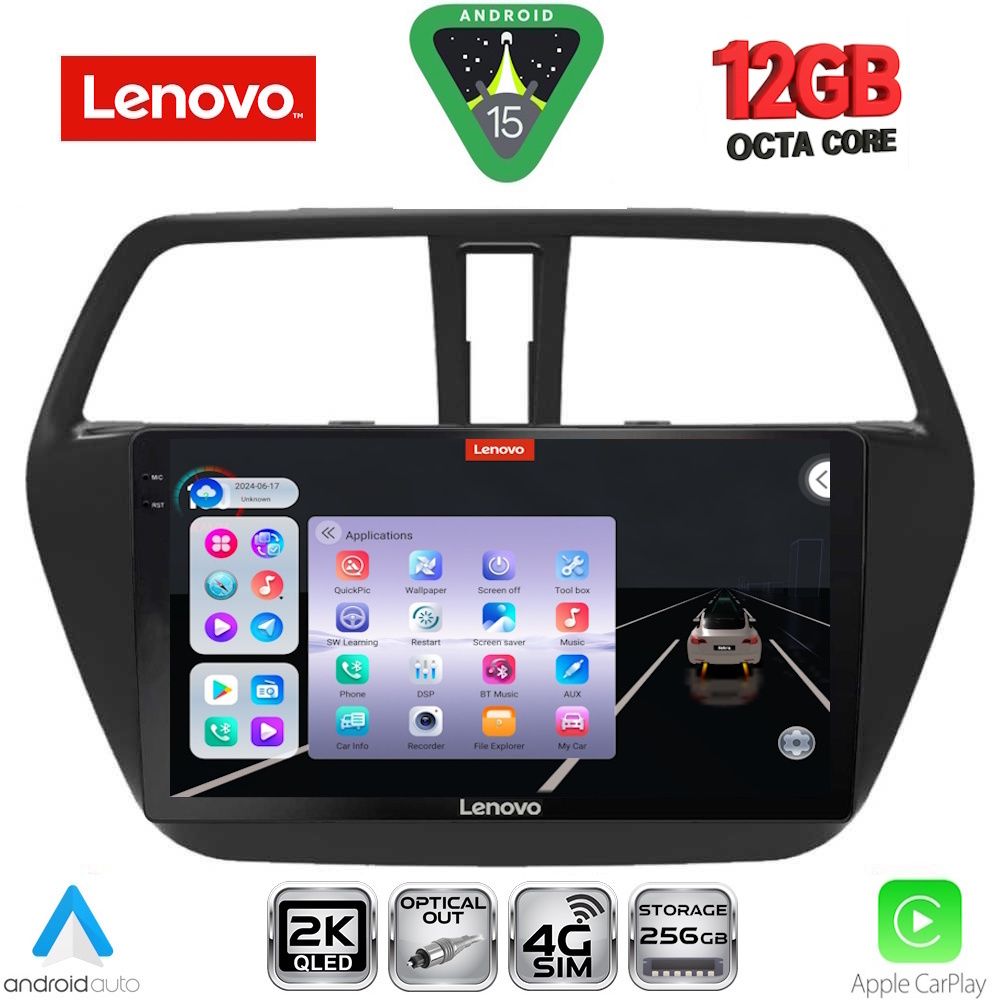 LENOVO SSZ 12689_CPA (9inc) MULTIMEDIA TABLET for SUZUKI SX4 S-CROSS mod. 2014-2021 LENOVO SSZ 12689_CPA (9inc) MULTIMEDIA TABLET for SUZUKI SX4 S-CROSS mod. 2014-2021