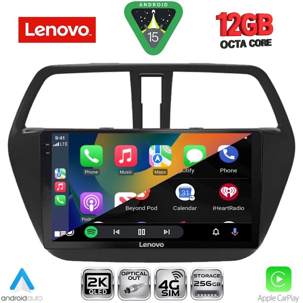 LENOVO SSZ 12689_CPA (9inc) MULTIMEDIA TABLET for SUZUKI SX4 S-CROSS mod. 2014-2021 LENOVO SSZ 12689_CPA (9inc) MULTIMEDIA TABLET for SUZUKI SX4 S-CROSS mod. 2014-2021