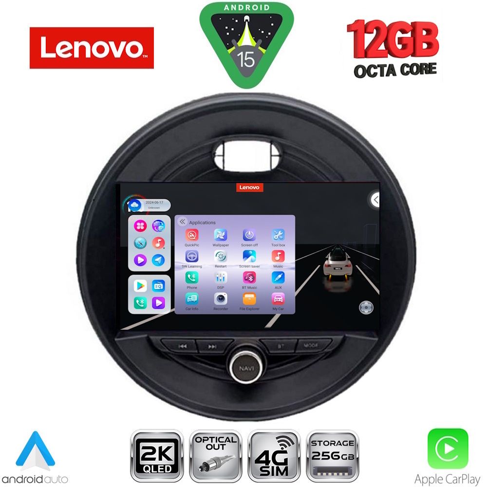 LENOVO SSZ 12066_CPA (9inc) MULTIMEDIA TABLET for MINI COOPER (F55-56-F57) mod. 2015-2024 - CLUBMAN (F54) mod. 2015-2024 - ROADSTER (F59) mod. 2014- COUNTRYMAN (F60) mod. 2016-202 LENOVO SSZ 12066_CPA (9inc) MULTIMEDIA TABLET for MINI COOPER (F55-56-F57) mod. 2015-2024 - CLUBMAN (F54) mod. 2015-2024 - ROADSTER (F59) mod. 2014- COUNTRYMAN (F60) mod. 2016-202