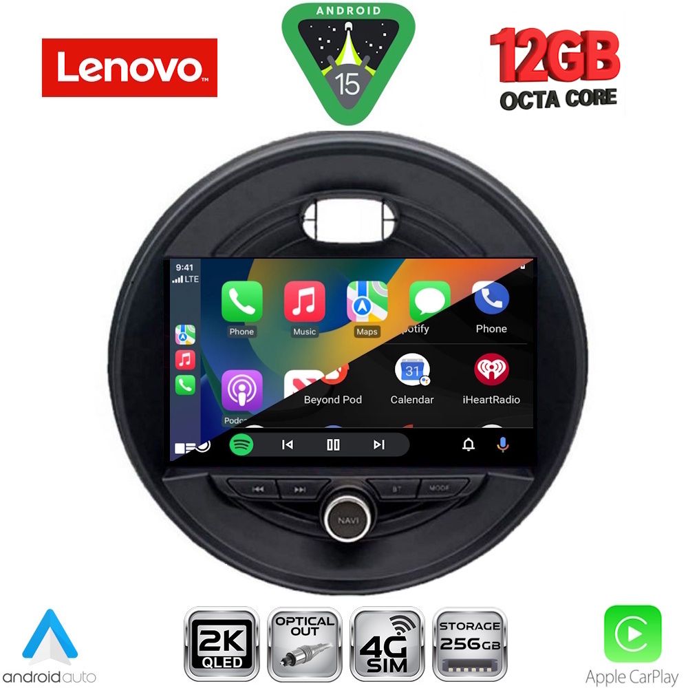 LENOVO SSZ 12066_CPA (9inc) MULTIMEDIA TABLET for MINI COOPER (F55-56-F57) mod. 2015-2024 - CLUBMAN (F54) mod. 2015-2024 - ROADSTER (F59) mod. 2014- COUNTRYMAN (F60) mod. 2016-202 LENOVO SSZ 12066_CPA (9inc) MULTIMEDIA TABLET for MINI COOPER (F55-56-F57) mod. 2015-2024 - CLUBMAN (F54) mod. 2015-2024 - ROADSTER (F59) mod. 2014- COUNTRYMAN (F60) mod. 2016-202