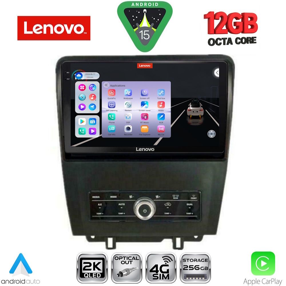 LENOVO SSZ 12165_CPA (9inc) MULTIMEDIA TABLET for FORD MUSTANG mod. 2010-2015 LENOVO SSZ 12165_CPA (9inc) MULTIMEDIA TABLET for FORD MUSTANG mod. 2010-2015