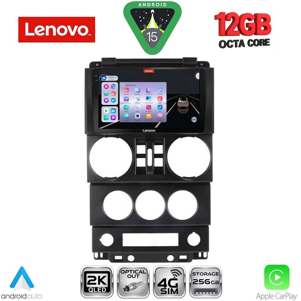 LENOVO SSZ 12294_CPA (9inc) MULTIMEDIA TABLET for JEEP WRANGLER mod. 2006-2011 LENOVO SSZ 12294_CPA (9inc) MULTIMEDIA TABLET for JEEP WRANGLER mod. 2006-2011