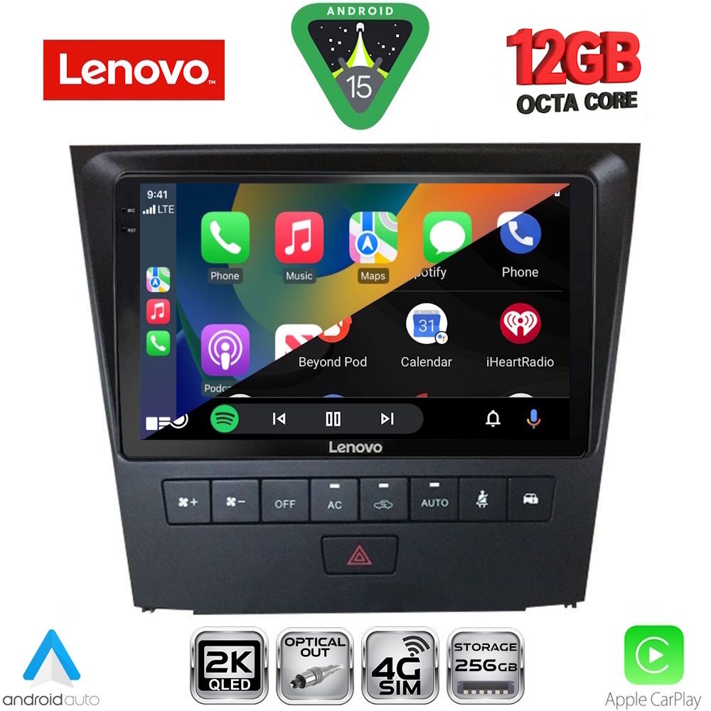 LENOVO SSZ 12341_CPA (9inc) MULTIMEDIA TABLET for LEXUS GS mod. 2004-2011 LENOVO SSZ 12341_CPA (9inc) MULTIMEDIA TABLET for LEXUS GS mod. 2004-2011