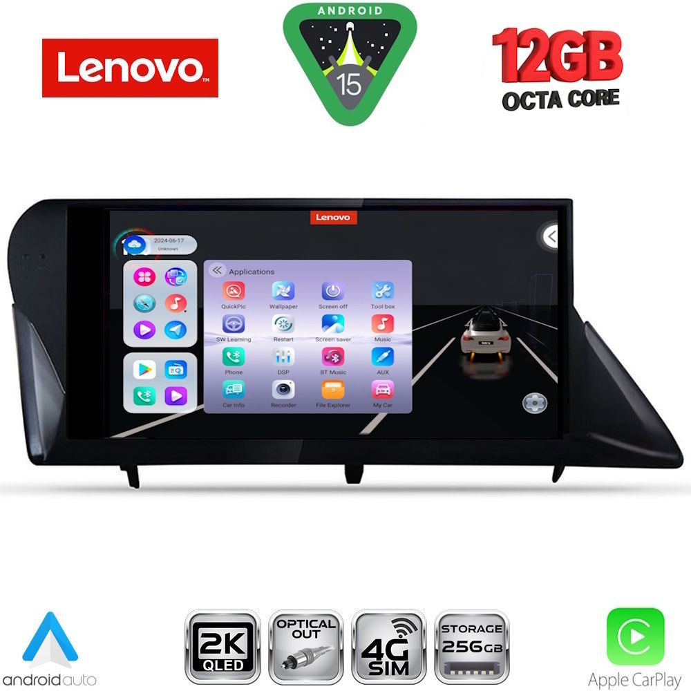 LENOVO SSZ 12346_CPA (9inc) MULTIMEDIA TABLET for LEXUS RX mod. 2009-2014 LENOVO SSZ 12346_CPA (9inc) MULTIMEDIA TABLET for LEXUS RX mod. 2009-2014