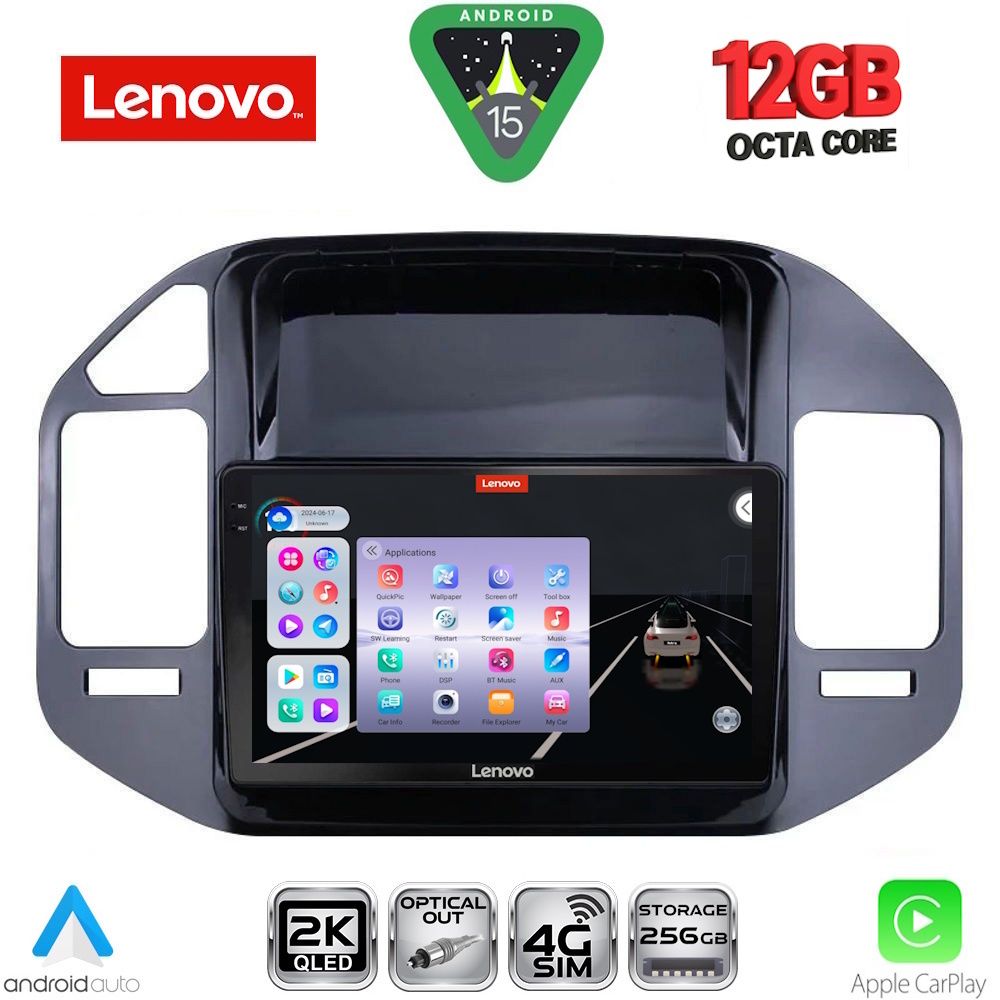 LENOVO SSZ 12444_CPA (9inc) MULTIMEDIA TABLET for MITSUBISHI PAJERO mod. 1999-2006 LENOVO SSZ 12444_CPA (9inc) MULTIMEDIA TABLET for MITSUBISHI PAJERO mod. 1999-2006