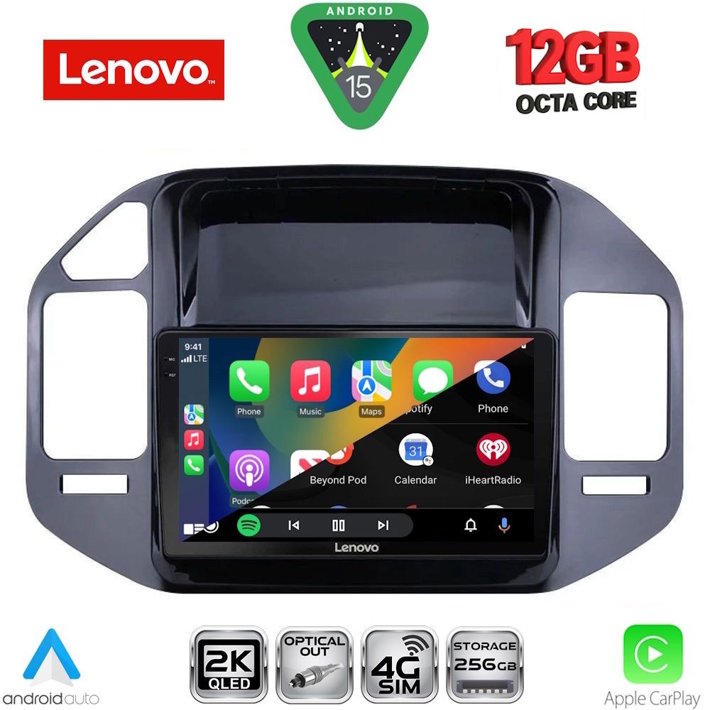 LENOVO SSZ 12444_CPA (9inc) MULTIMEDIA TABLET for MITSUBISHI PAJERO mod. 1999-2006 LENOVO SSZ 12444_CPA (9inc) MULTIMEDIA TABLET for MITSUBISHI PAJERO mod. 1999-2006
