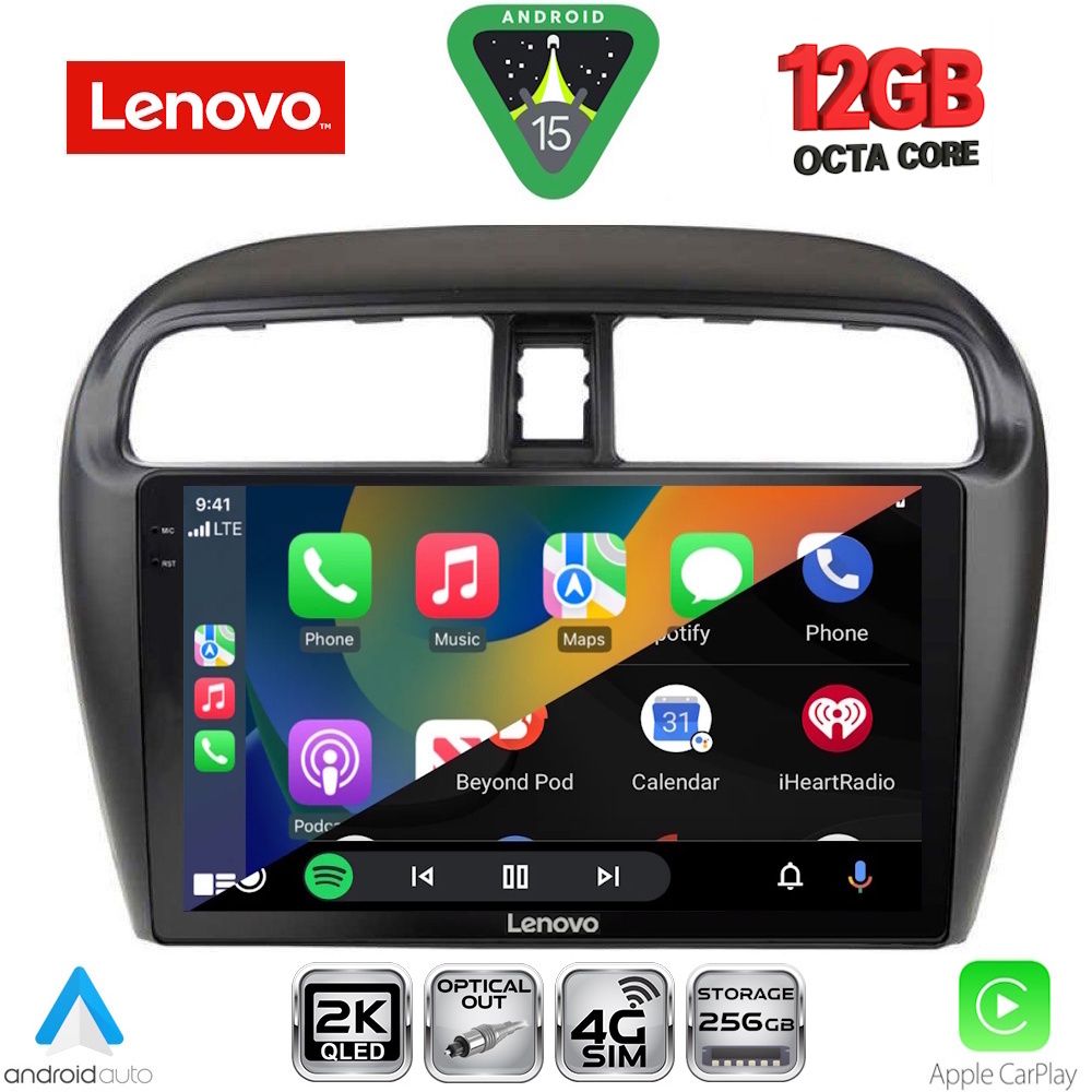 LENOVO SSZ 12448_CPA (9inc) MULTIMEDIA TABLET for MITSUBISHI SPACESTAR mod. 2013-2020 LENOVO SSZ 12448_CPA (9inc) MULTIMEDIA TABLET for MITSUBISHI SPACESTAR mod. 2013-2020