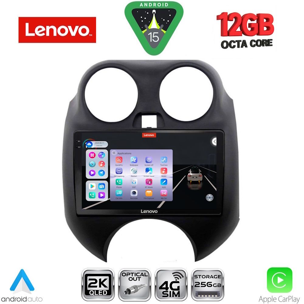 LENOVO SSZ 12459_CPA (9inc) MULTIMEDIA TABLET for NISSAN MICRA mod. 2010-2014 LENOVO SSZ 12459_CPA (9inc) MULTIMEDIA TABLET for NISSAN MICRA mod. 2010-2014