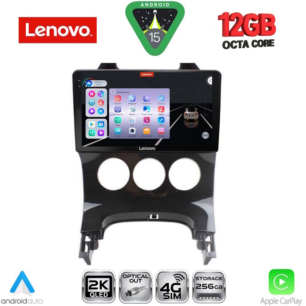 LENOVO SSZ 12515_CPA A/C (9inc) MULTIMEDIA TABLET for PEUGEOT 3008 mod. 2008-2016 LENOVO SSZ 12515_CPA A/C (9inc) MULTIMEDIA TABLET for PEUGEOT 3008 mod. 2008-2016