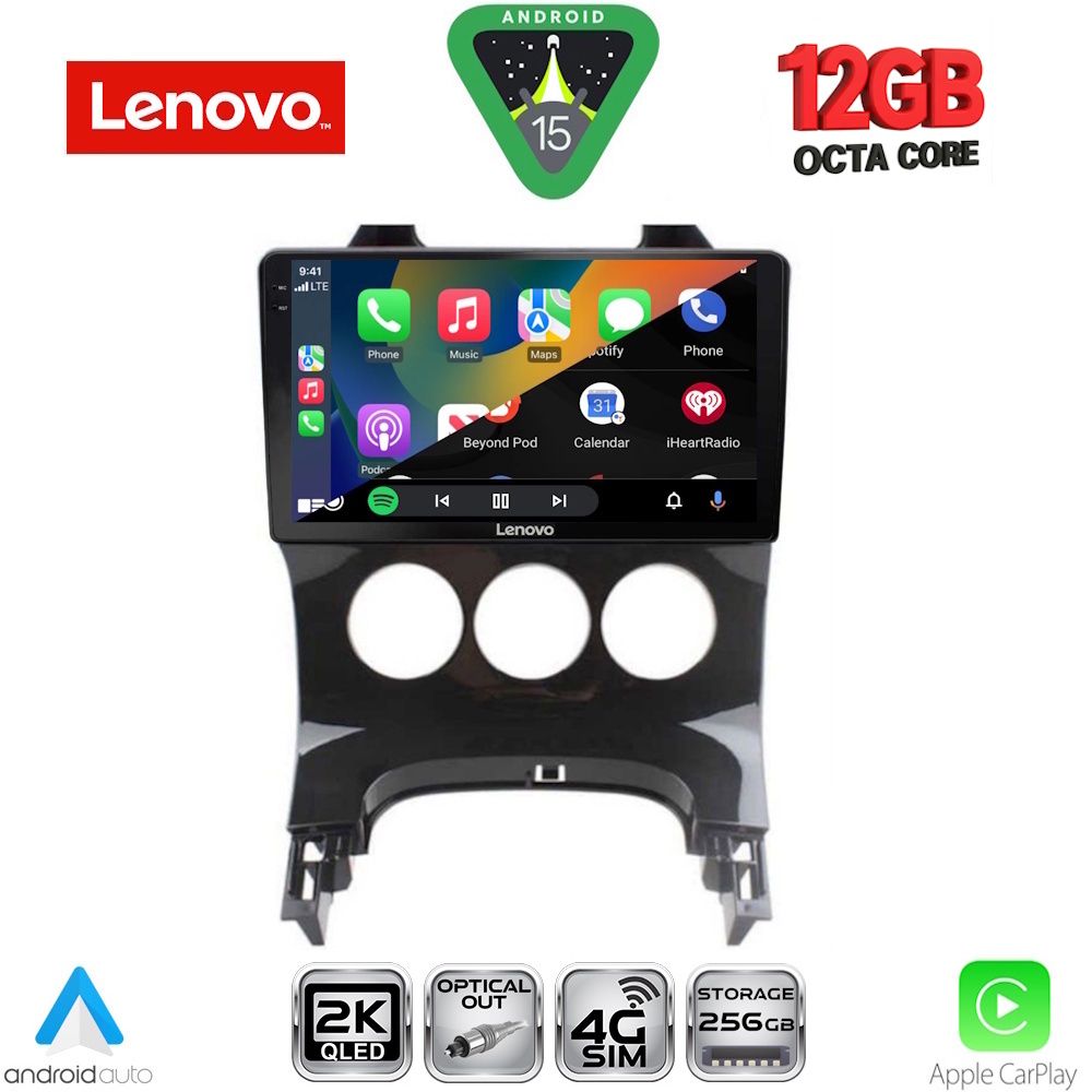 LENOVO SSZ 12515_CPA A/C (9inc) MULTIMEDIA TABLET for PEUGEOT 3008 mod. 2008-2016 LENOVO SSZ 12515_CPA A/C (9inc) MULTIMEDIA TABLET for PEUGEOT 3008 mod. 2008-2016