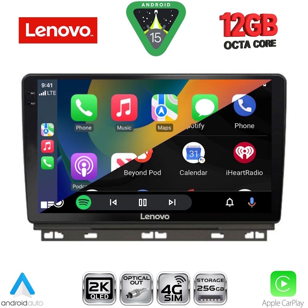 LENOVO SSZ 12546_CPA (9inc) MULTIMEDIA TABLET for RENAULT CLIO - CAPTUR mod. 2019-2026 LENOVO SSZ 12546_CPA (9inc) MULTIMEDIA TABLET for RENAULT CLIO - CAPTUR mod. 2019-2026
