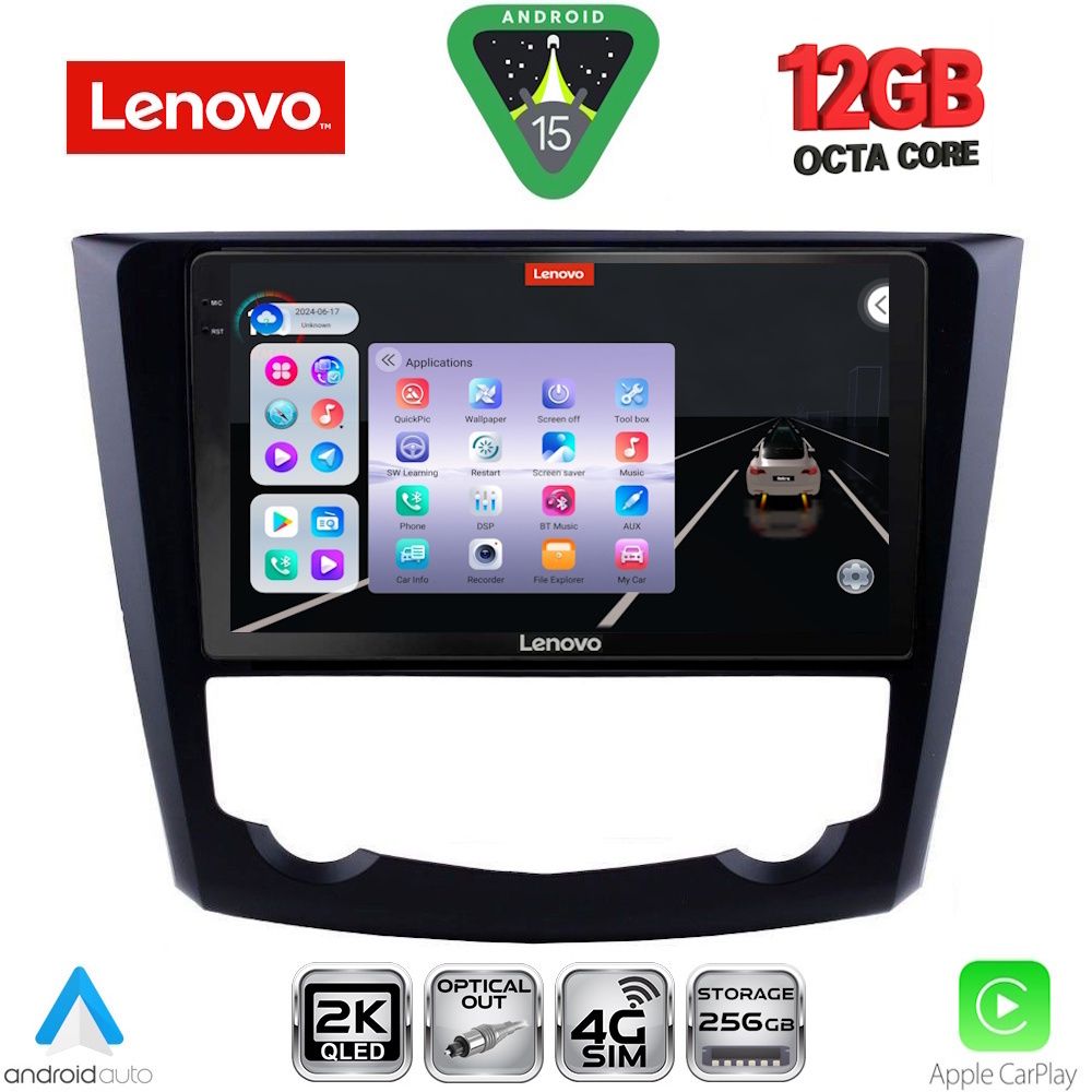 LENOVO SSZ 12549_CPA (9inc) MULTIMEDIA TABLET for RENAULT KADJAR mod. 2015-2022 LENOVO SSZ 12549_CPA (9inc) MULTIMEDIA TABLET for RENAULT KADJAR mod. 2015-2022