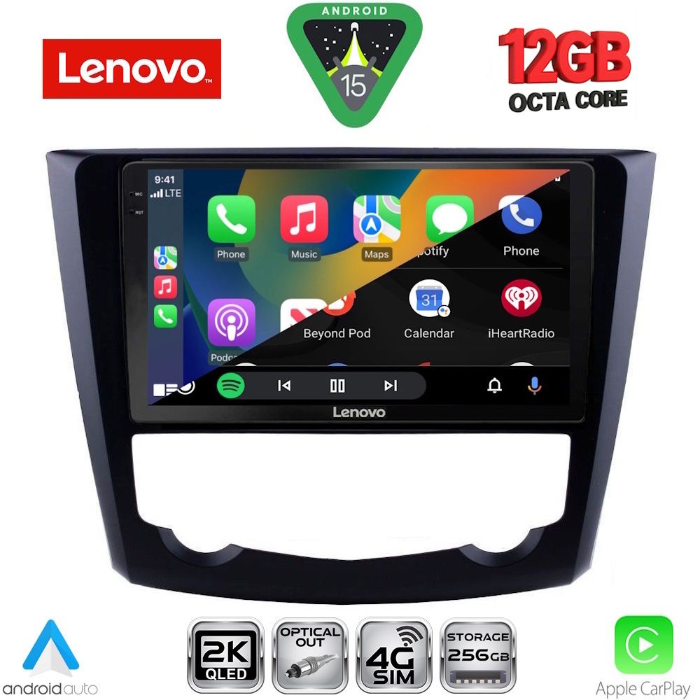 LENOVO SSZ 12549_CPA (9inc) MULTIMEDIA TABLET for RENAULT KADJAR mod. 2015-2022 LENOVO SSZ 12549_CPA (9inc) MULTIMEDIA TABLET for RENAULT KADJAR mod. 2015-2022